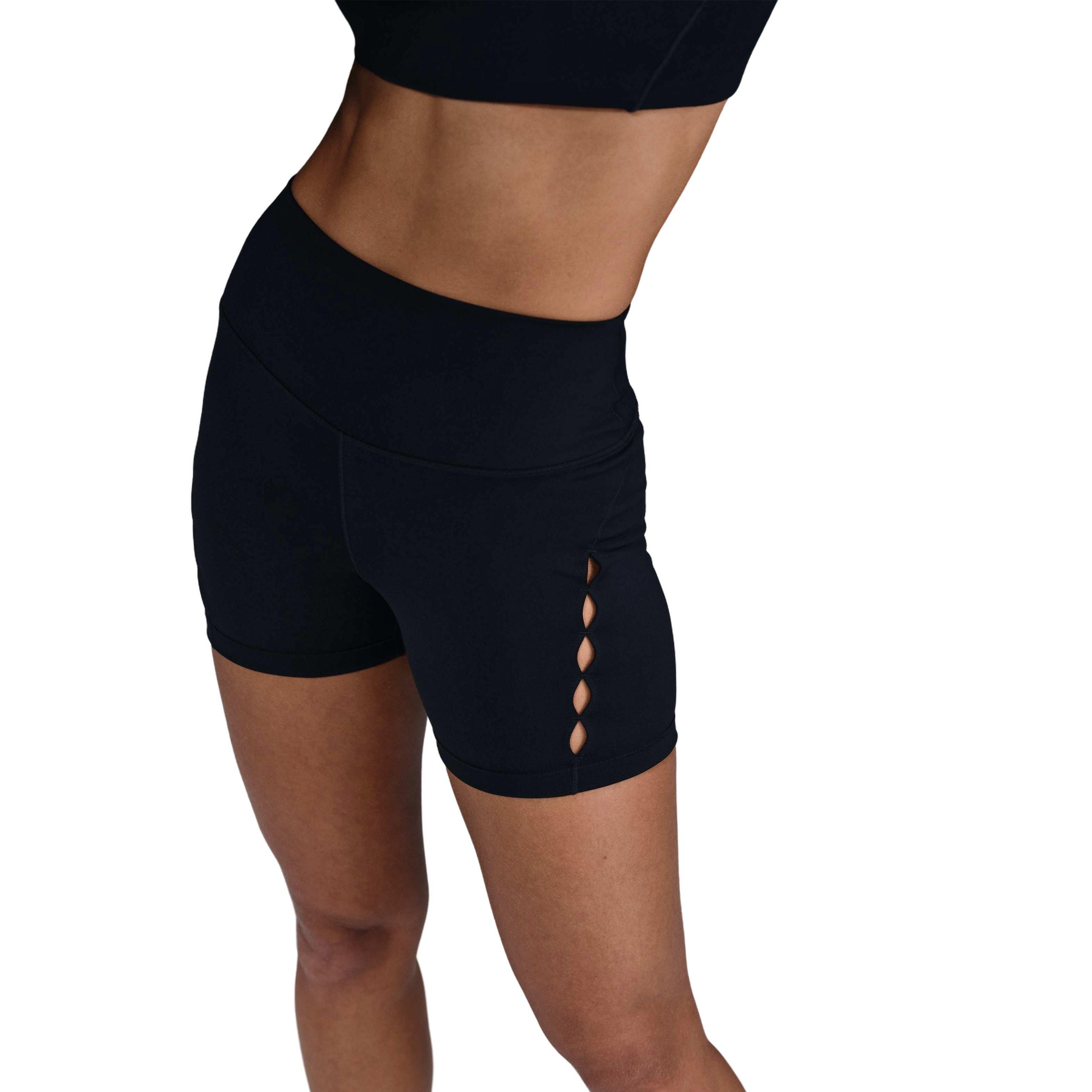 Nike Women's One High-Waisted 5" NV Biker Shorts -Black